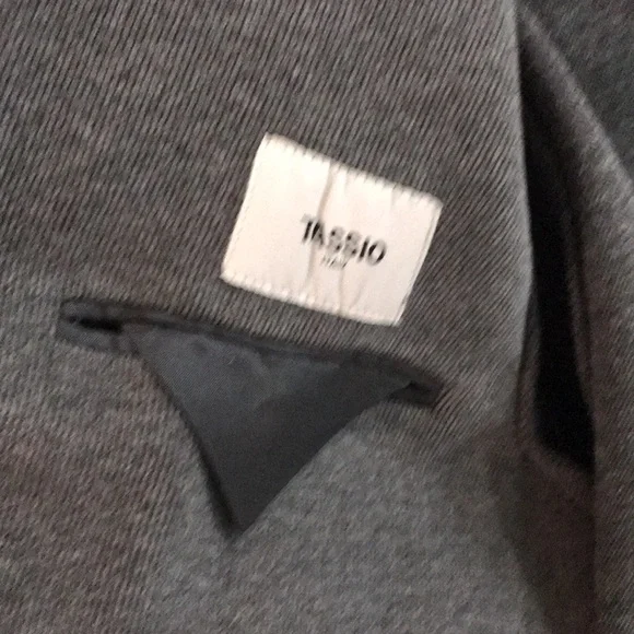Grey cotton and wool jacket
